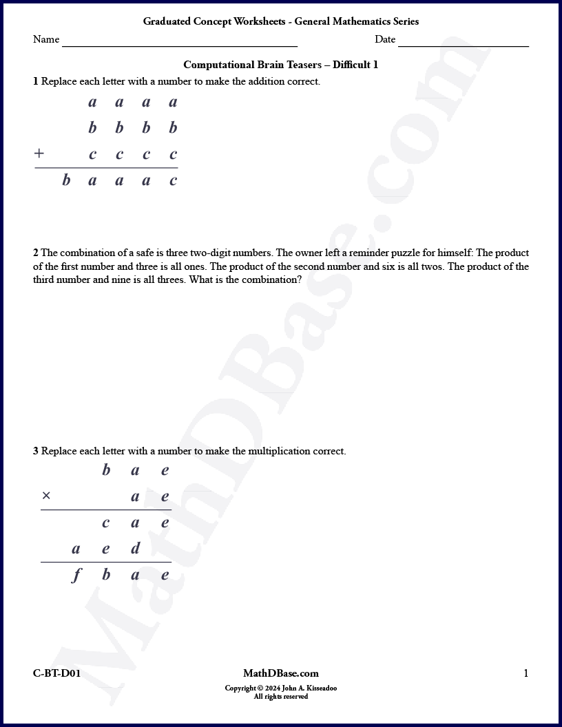 Computational Brain Teasers 16 thumbnail